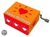 Fridolin Muziekdoosje: ” happy birthday” stralend hartje