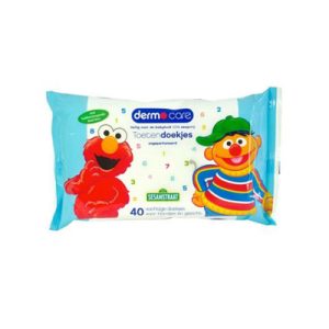 Dermo Care Sesamstraat toetendoekjes (40 stuks)