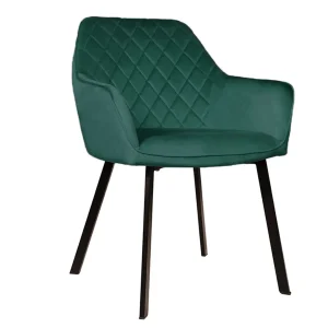 Eetkamerstoel groen velvet Yurgan