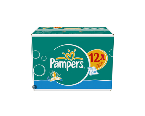 Pampers Baby Fresh – Doekjes Navulpak 12x64st - Afbeelding 2