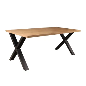 Eettafel Reef rechthoekig 180cm lichtbruin melamine
