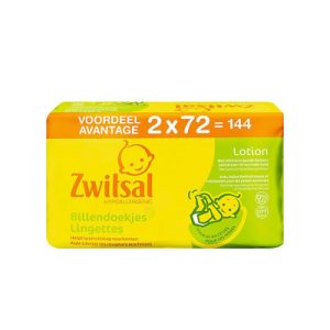 Zwitsal Lotion billendoekjes (2 x 63 st)