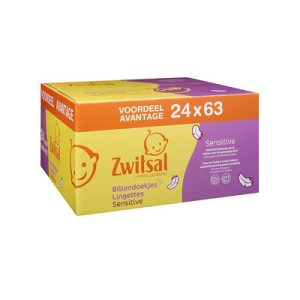 Zwitsal Sensitive billendoekjes (24 x 63 st)