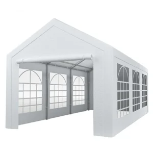 Partytent wit semi professioneel 3x6m